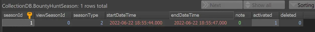 BountyHuntSeason Databas - Tera level 100 version - RaGEZONE Forums