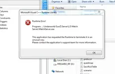 Captur - Gunz 1.5 match server error! - RaGEZONE Forums
