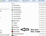 run crpty - Simple guide to decrypt item.isf, ItemStrTable.txt using Ran_Crypt(Newbie)with pics - RaGEZONE Forums