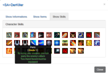 skills-char - KalOnline OpenSource UserPanel - RaGEZONE Forums