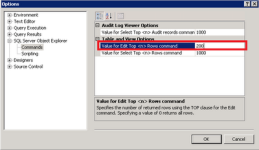 scriptoptionsdialo - SQL Server 2008: Edit more than the first 200 Rows - RaGEZONE Forums