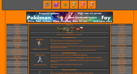 Scree - [Pokemon] Fay (Pokemon browser MMORPG) - RaGEZONE Forums