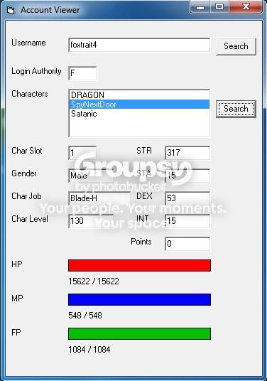 Akerius - [Development] Simple Account View - RaGEZONE Forums
