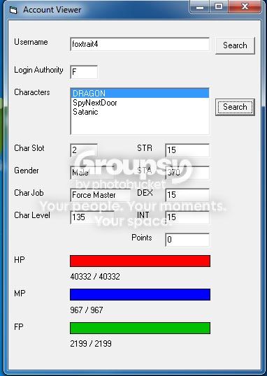 Akerius - [Development] Simple Account View - RaGEZONE Forums
