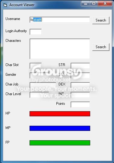 Akerius - [Development] Simple Account View - RaGEZONE Forums