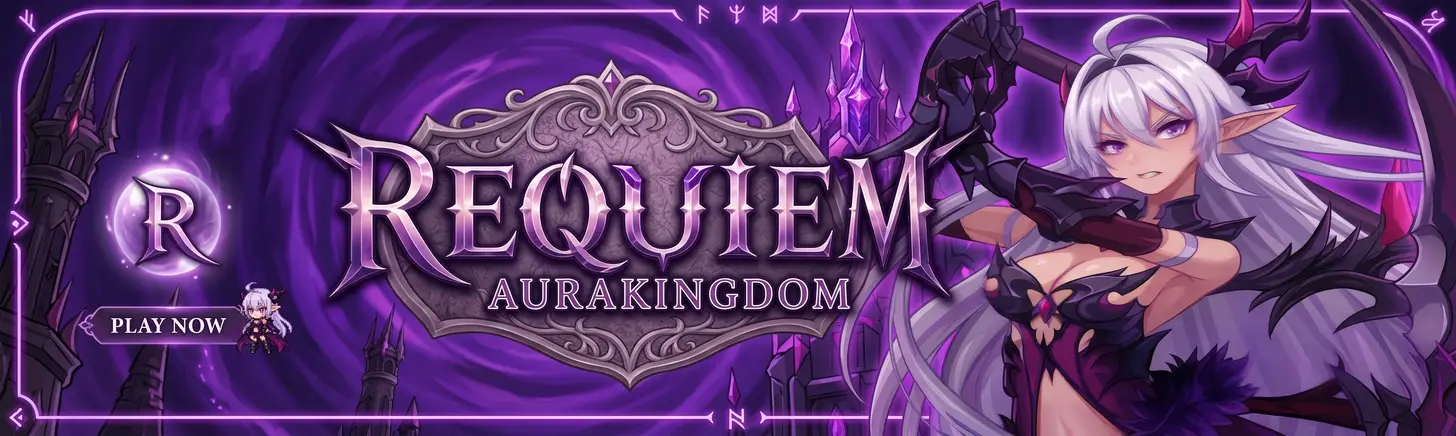 Requiem Aura Kingdom Private Server – Lv Cap 101 | New Maps | AWK Rework | Vote Rewards